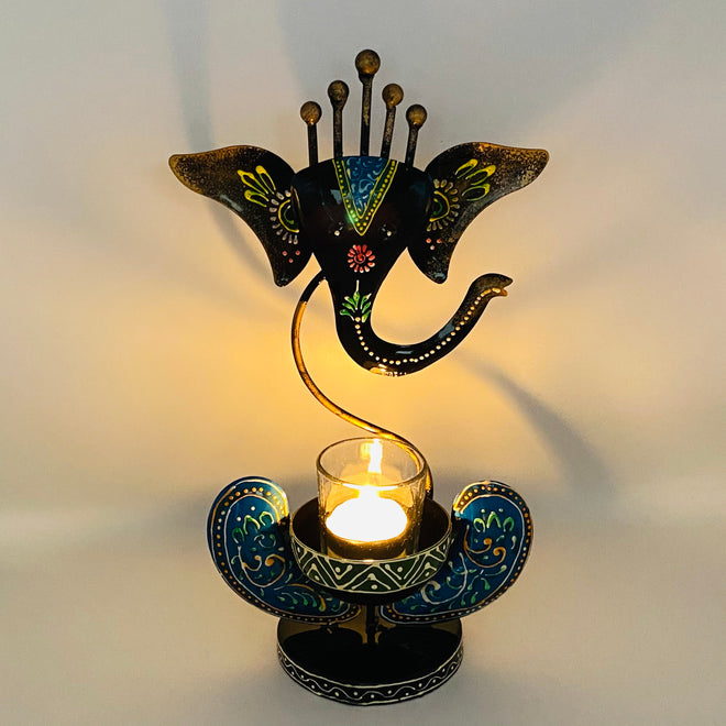 Ganesha Inspired Candle Holder - SOLD OUT