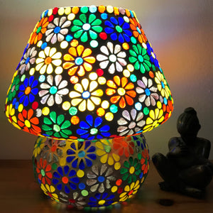 Gorgeous Handmade Glass Mosaic Table Lamps - £24.99