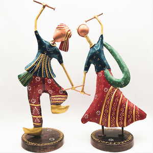 Handcrafted Colourful Metal Statues - £9.99