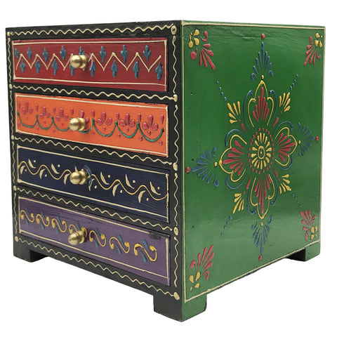 Decorative Chest of Drawers - Hand Crafted and Hand Painted