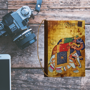 Handmade Elephant Notebooks - Leather Spines - £7.99