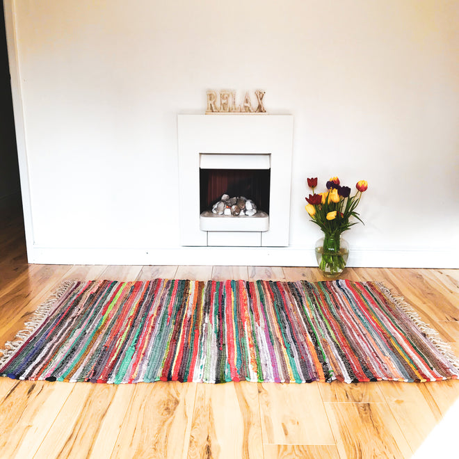 Beautiful Handmade Chindi Rugs - from £24.99