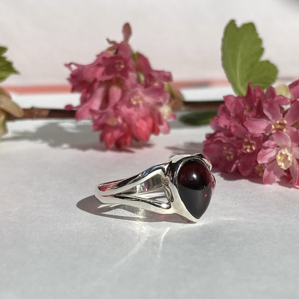 Elegant Solid Sterling Silver Rings with Semi-Precious (Chakra) Gemstones - Style 3
