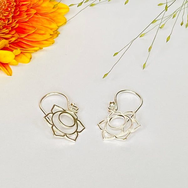 Elegant Solid Silver Earrings