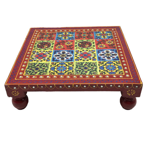 Indian Chowki Tables - Hand Crafted and Hand Painted - SOLD OUT