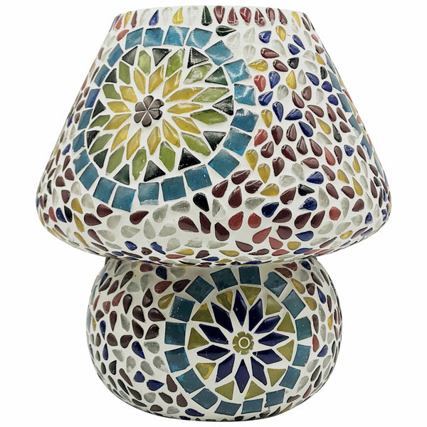 Mosaic Glass Table Lamp - Hand Crafted