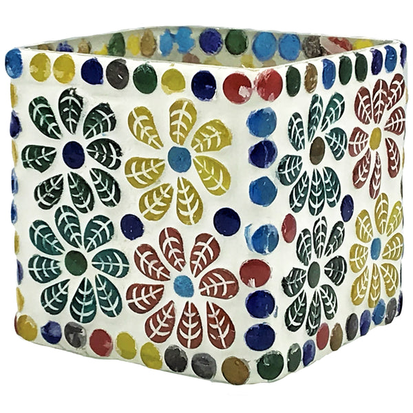 Mosaic Glass Tea Light Holders - Hand Crafted