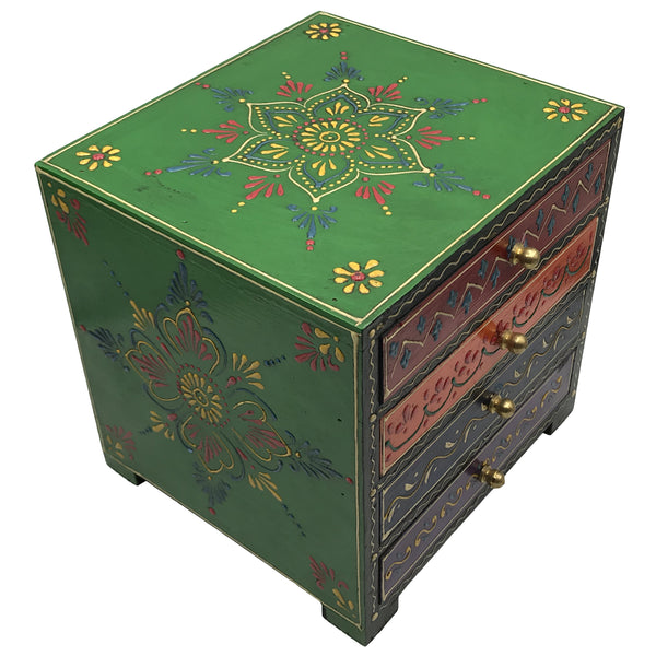 Decorative Chest of Drawers - Hand Crafted and Hand Painted