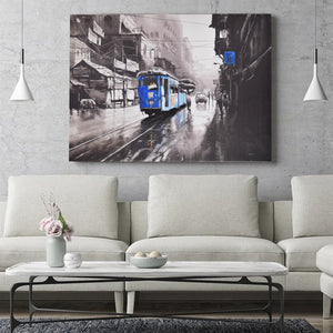 Printed Wall Art on Canvas - Train