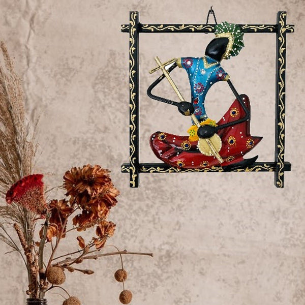 Exquisite Metal Wall Art - Indian Musicians - £14.99