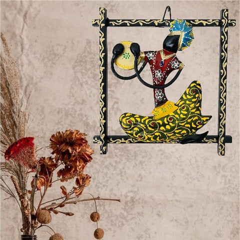 Exquisite Metal Wall Art - Indian Musicians - £14.99